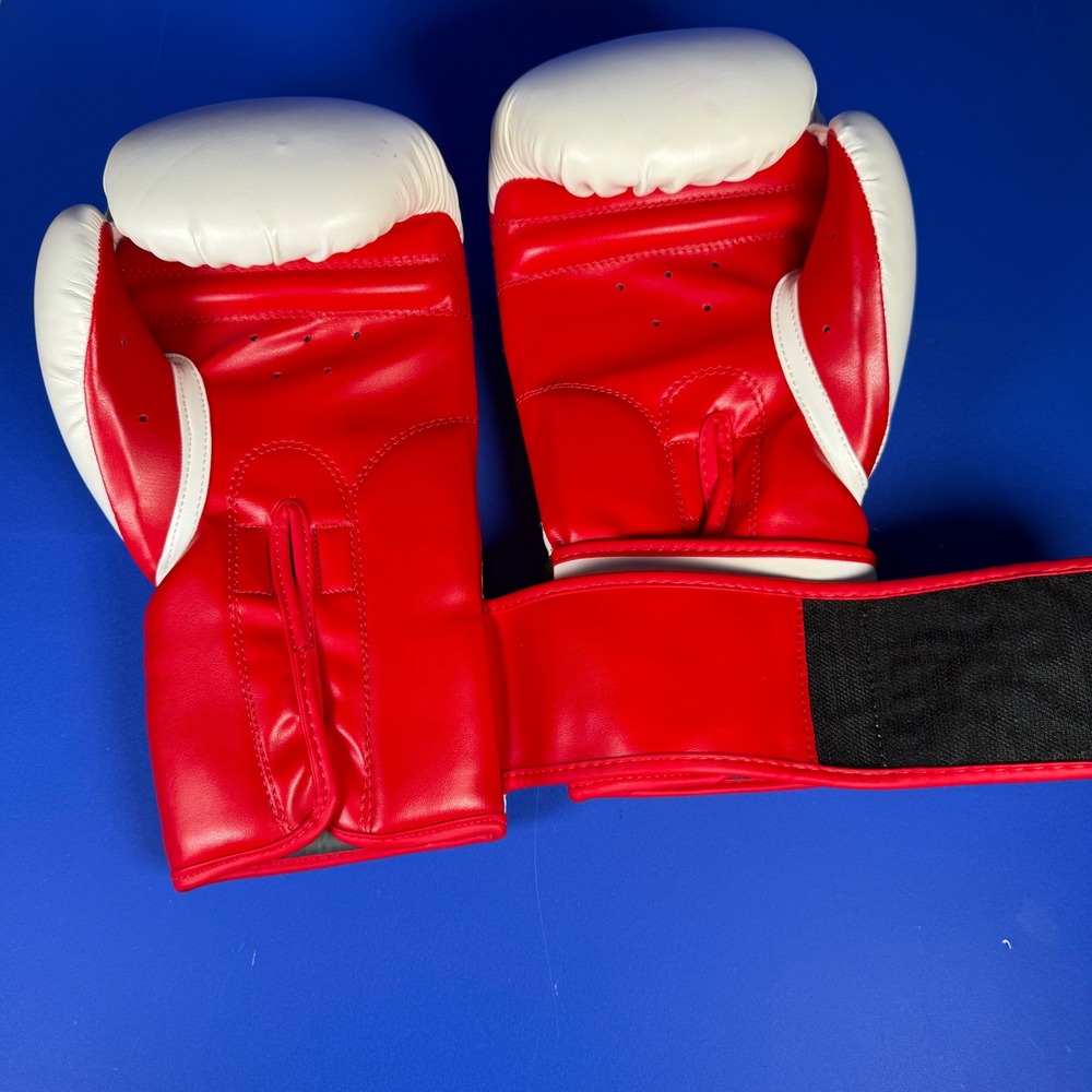 9Round Boxing Gloves Red White Unisex Training Sparring Kickboxing Gear 27 - Picture 3 of 6